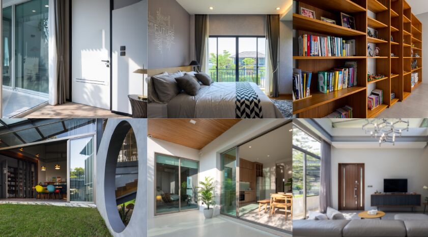 Plywood Almirah Design Ideas: Modern Storage Solutions with Window Integration